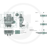 Walvoil Zawór monobloku SD11-2-P-38L-18L-AET 86500207 - 86500207 - Sklep rolniczy PoltechParts