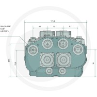 Walvoil E-tronic Front loader CC System Load Sensing 86500603 - 86500603 - Sklep rolniczy PoltechParts