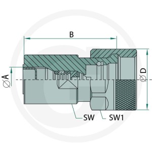 Faster Gniazdo gwint wew. 3/4" NPT 86004390