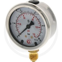 GRANIT Manometr, przyłącze na dole 10 bar Ø63mm 85050007 - 85050007 - Sklep rolniczy PoltechParts
