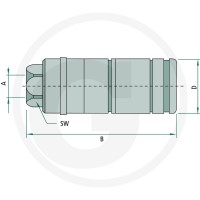 Faster Gniazdo 3CFHF gwint zew. 7/8" UNF… | poltechparts.pl