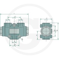 Oleodinamica Marchesini Dzielnik strumienia MTD 80-60 85030037 - Sklep PoltechParts