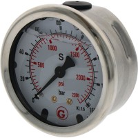 GRANIT Manometr, przyłącze tylne 160 barów 85050017 - 85050017 - Sklep rolniczy PoltechParts