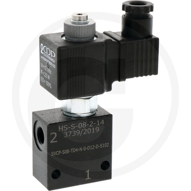 Oleodinamica Marchesini 2/2- zawór wielodrożny ZWV-E-NO-2-04-S-12V 85016086 - Sklep PoltechParts