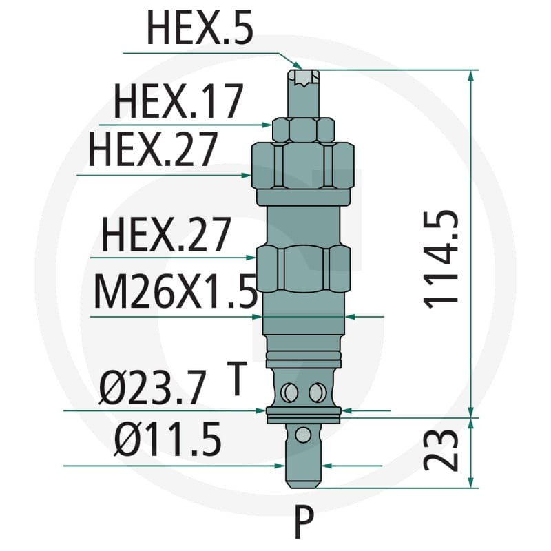 GRANIT DBV nabój 75-250 bar 85020210 - 85020210 - Sklep rolniczy PoltechParts