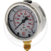 GRANIT Manometr, przyłącze na dole 600 bar Ø63mm - 1/4" 85050013 - 85050013 - Sklep rolniczy PoltechParts