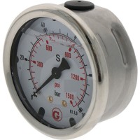 GRANIT Manometr, przyłącze z tyłu 100 bar Ø63mm 85050016 - 85050016 - Sklep rolniczy PoltechParts