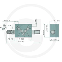 ARGO HYTOS Ng10-zawór dławiąco-zwrotny Zawór AB 85025070 - 85025070 - Sklep rolniczy PoltechParts