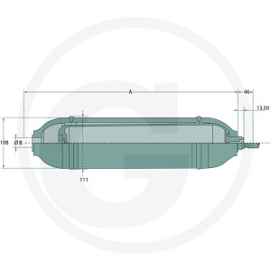 Hydro-Leduc Akumulator hydrauliczny 1500 cm³ M18x1,5 85048046