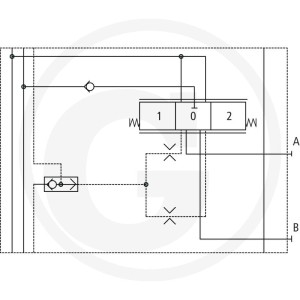 Danfoss PVB Moduł podstawowy z zaworem zwrotnym 850157B6100