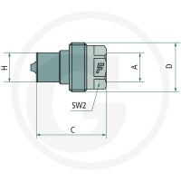 Faster Wtyczka gwint wew. 3/8" GAS 860011… | poltechparts.pl
