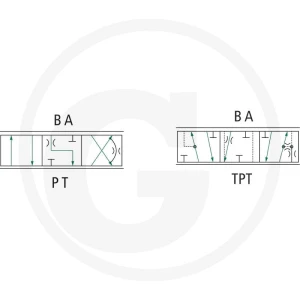Danfoss PVBS 25L 4/3 PC otwarty 850157B7541