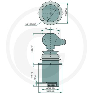 Danfoss Joystick PVRET 850162F1305