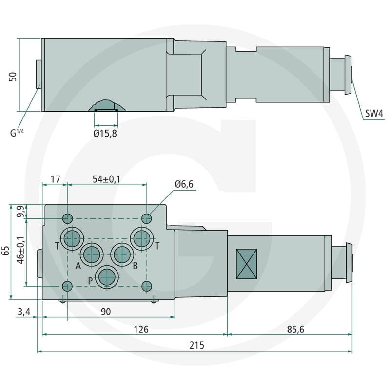 Parker NG10 DBV-20-210 bar sterowany bezpośrednio 85026015 - Sklep PoltechParts
