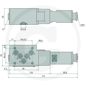 Parker NG10 DBV-20-210 bar sterowany bezpośrednio 85026015