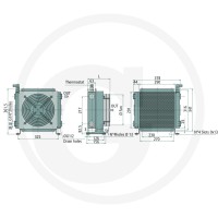 OMT Chłodnica oleju SS24 24V bez termostatu 85002237 - Sklep PoltechParts