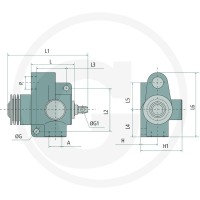 Oleodinamica Marchesini Ogranicznik posuwu NC-V-FCR 2T- 3/8"BSP 85002369 - Sklep PoltechParts