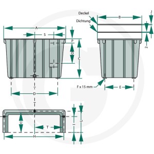 OMT Zbiornik aluminiowy kpl. 10 l 85004003