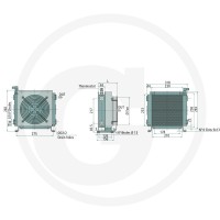 OMT Chłodnica oleju SS20 12V bez termostatu 85002234 - Sklep PoltechParts