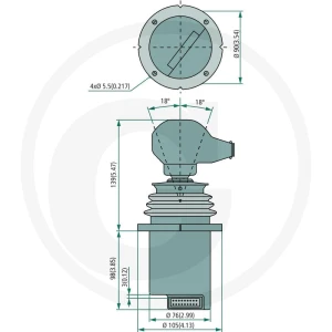 Danfoss Joystick PVRET 850162F1315