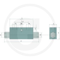 Oleodinamica Marchesini z odblokowaniem Odrzut ESRV-D-08 85002026 - Sklep PoltechParts