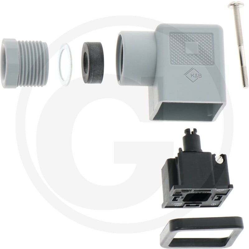 Parker Gniazdo PG11 szare 2+ PE 85026033