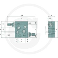 Oleodinamica Marchesini Zawór przelewowy DBV-DF-08 OMS 85002125 - Sklep PoltechParts