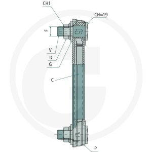GRANIT Wziernik 254 mm M12 85002191