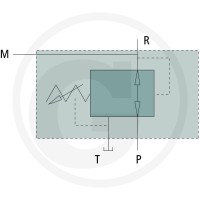 Oleodinamica Marchesini Zawór redukcyjny VRP 1/2" BSP 35-180 bar 85002358 - Sklep PoltechParts