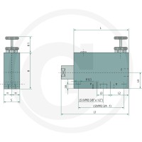 Oleodinamica Marchesini 3-drożny zawór sterujący przepływem VPR3 1" BSP 85002361 - Sklep PoltechParts
