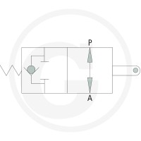 Oleodinamica Marchesini Ogranicznik posuwu NO-V-FCR 1T- 3/8"BSP 85002366 - Sklep PoltechParts