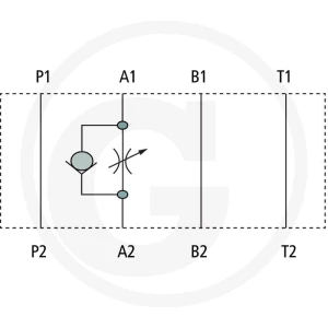 ARGO HYTOS NG06-Zawór dławiąco-zwrotny A 85025037