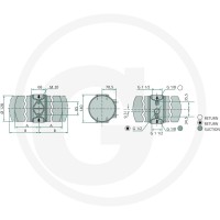 IKRON Spin on Filtr powrotny HF30.155 P025 85001011 - 85001011 - Sklep rolniczy PoltechParts