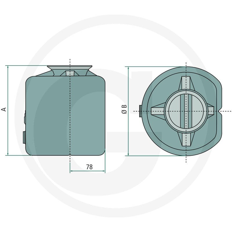 Chapel Zestaw z tworzywa 1 l 82004041 - 82004041 - Sklep rolniczy PoltechParts