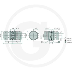 IKRON Spin on Filtr ssący HF30.155 P025 85001005