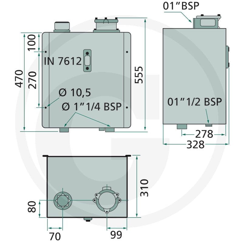 IKRON Filtr powrotny HF20.122 P025 85001050 - 85001050 - Sklep rolniczy PoltechParts