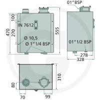 IKRON Filtr powrotny HF20.122 P025 85001050 - 85001050 - Sklep rolniczy PoltechParts