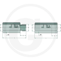 Oleodinamica Marchesini Korpus zaworu bezpieczeństwa X-RBS-06-IG 85002006 - Sklep PoltechParts