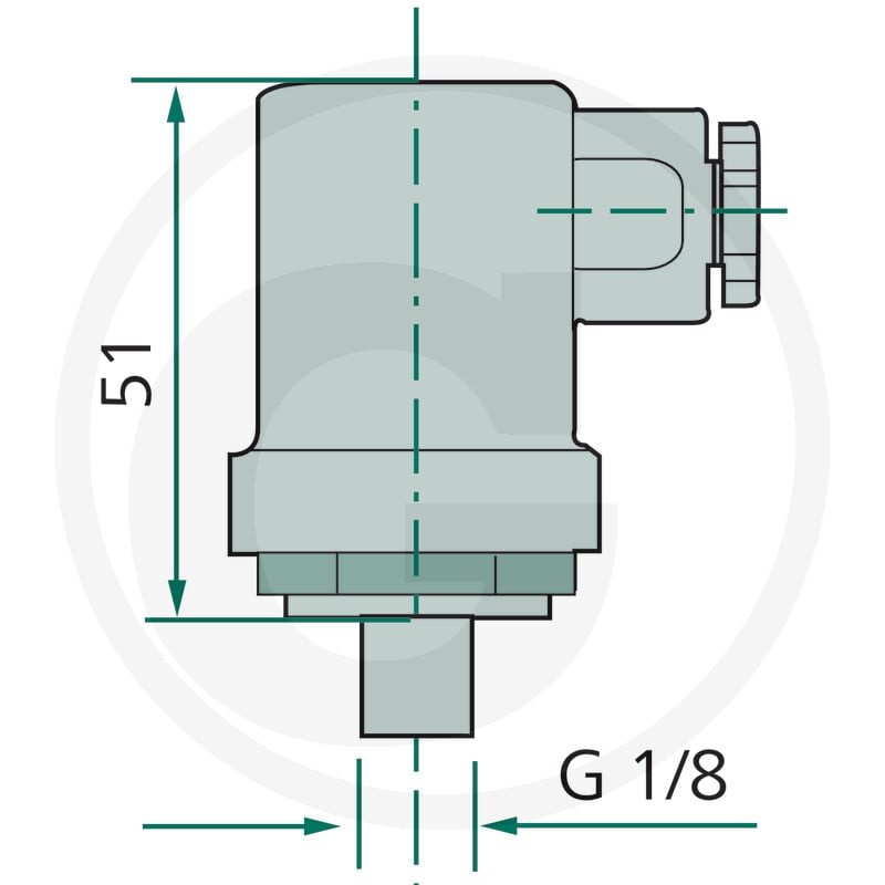 IKRON Wskaźnik elektryczny obiegu zwrotnego 85001058 - 85001058 - Sklep rolniczy PoltechParts