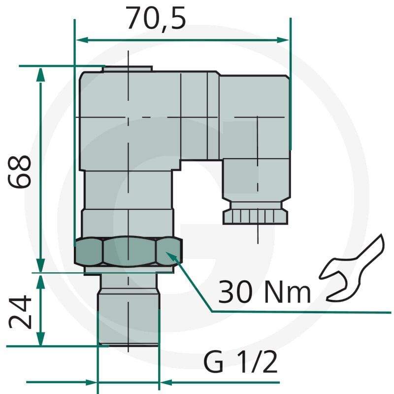 IKRON Wskaźnik zabrudzenia opt. elekt. z termostatem 85001044 - 85001044 - Sklep rolniczy PoltechParts