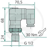 IKRON Wskaźnik zabrudzenia opt. elekt. z termostatem 85001044 - 85001044 - Sklep rolniczy PoltechParts