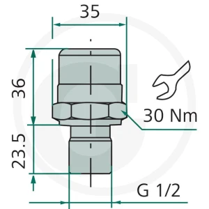 IKRON Wskaźnik zabrudzenia, optyczny 85001042