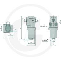 IKRON Filtr ciśnieniowy 40.372 FG010 85001034 - 85001034 - Sklep rolniczy PoltechParts