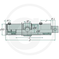 GRANIT Siłownik-DW-HS-70-120-1000 820701210 - Sklep PoltechParts