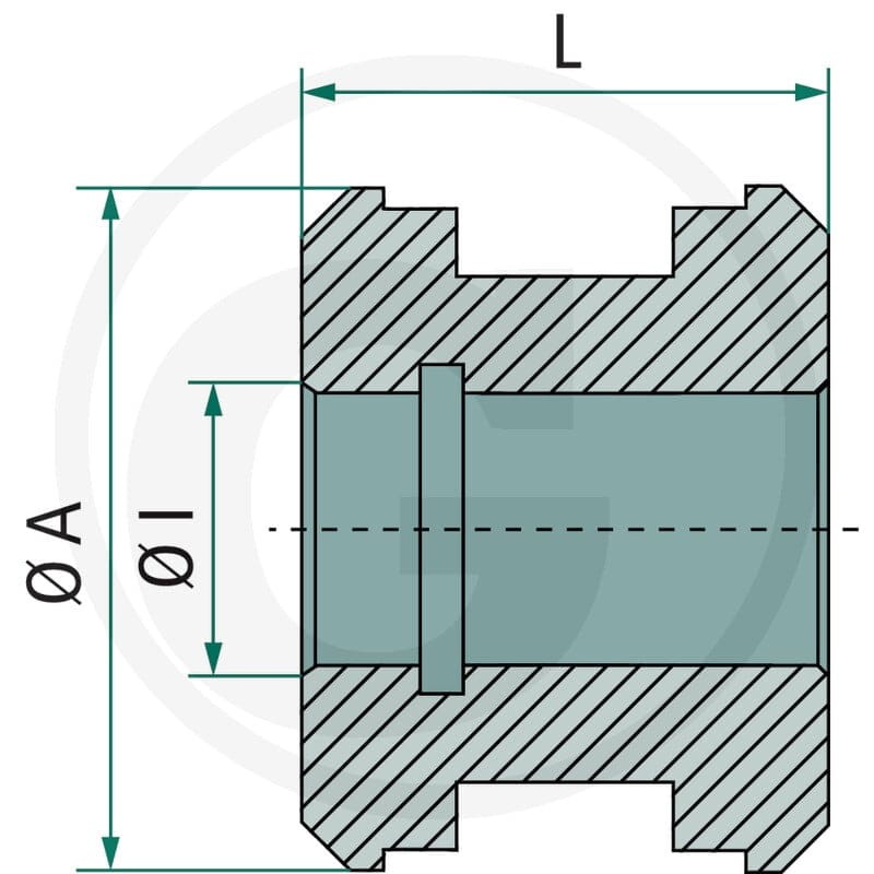 Contarini D100/33 Tłok 9SMn28, Ø33 82000435 - 82000435 - Sklep rolniczy PoltechParts