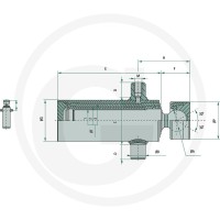 Chapel Siłownik tel.-AO-K-88-107-H930 82000122 - 82000122 - Sklep rolniczy PoltechParts