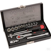 Zestaw kluczy nasadowych 1/4 16 ele. | poltechparts.pl