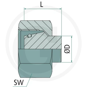 GRANIT Zatyczka DKOS 30 S 81550079