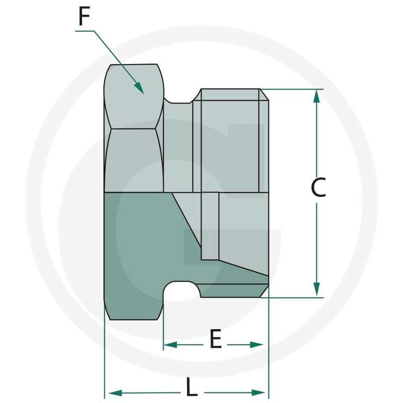 GRANIT Zaślepka 14 S 81550055 - 81550055 - Sklep rolniczy PoltechParts