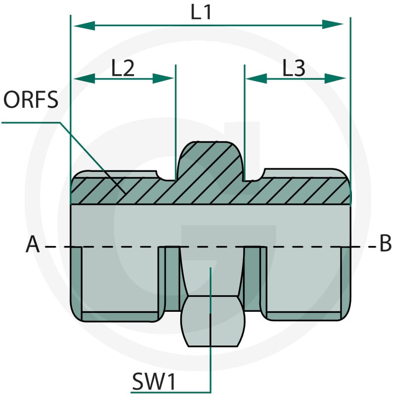 GRANIT GA 1.11/16 M-ORFS x 1.11/16 M-ORFS 81528702 - 81528702 - Sklep rolniczy PoltechParts